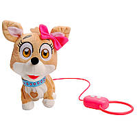 Детская интерактивная игрушка Собака M 4283 I UA Музыкальная собачка с поводком