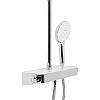 Душова система універсальна Qtap Sloup термостатична на два споживачі з поличкою QTSL57T105VOGC, фото 5