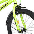 Дитячий велосипед Profi Prime 20 дюймів із багажником MB 20013-1, зібраний на 75% (Салатовий), фото 6