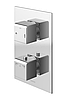 Душовий гарнітур KOHLMAN EXCELENT CHROME + BOX з термостатом латунь, фото 3