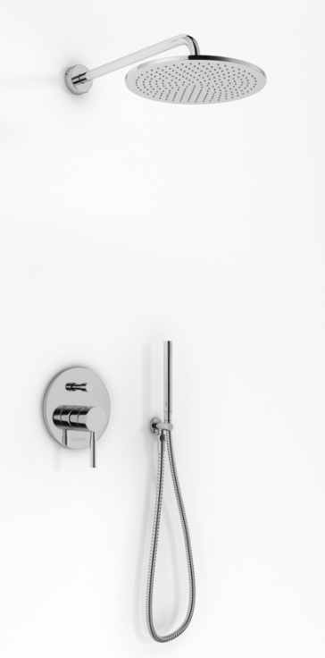 Душовий гарнітур KOHLMAN ROXIN CHROME + BOX прихованого монтажу, фото 1