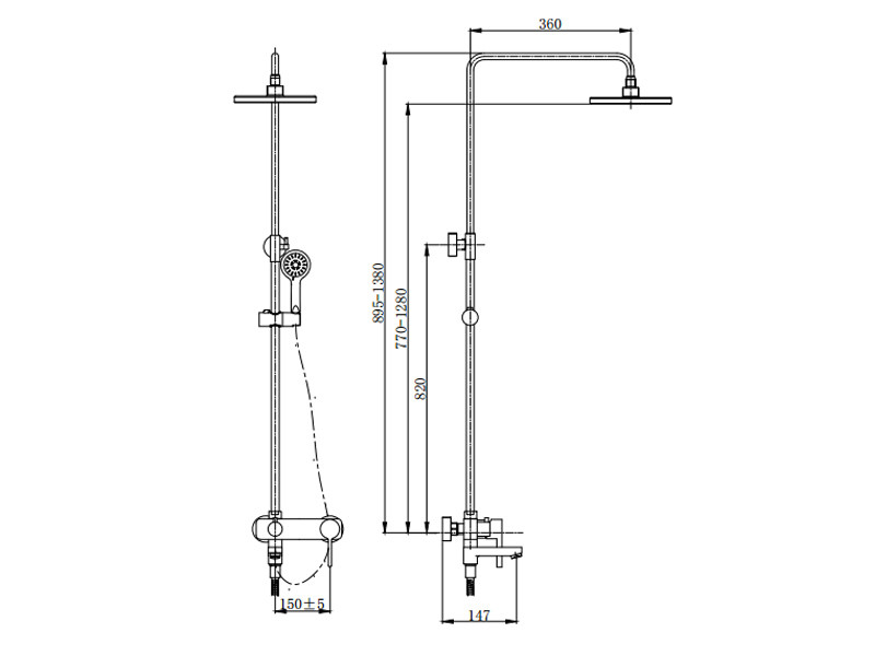 Душова система ASIGNATURA Delight 75507800, фото 1