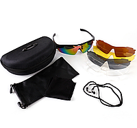 ZAQ Тактичні поляризаційні окуляри зі змінними лінзами, балістичні окуляри 5 в 1