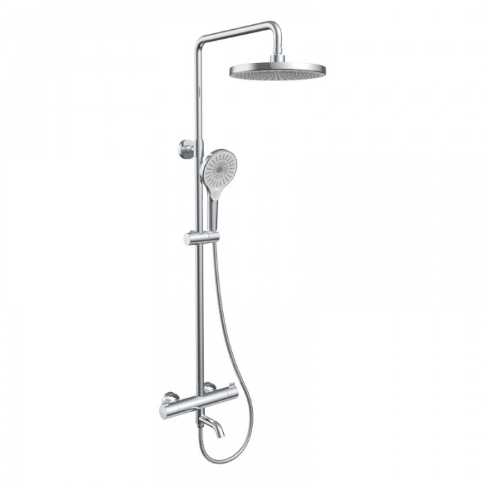 Душова система з термостатом GAPPO G24790, хром, фото 1