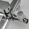 Душова система FRUD R24154, поворотний вилив - перемикач на лійку/душ, 3 режими, хром, фото 2