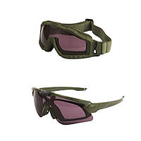 ZAQ Тактичні окуляри 2 в 1 олива