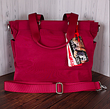 Сумка жіноча текстильна містка зручна на блискавці на кожен день.Якість!, фото 6