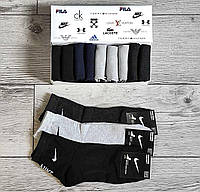 BI Носки мужские шкарпетки Nike - 12 пар в коробке томми хилфигер / чоловічі шкарпетки носки