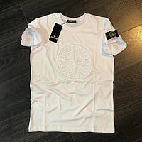 AIO Мужская футболка Stone Island Premium КАЧЕСТВО / стоник стоун айленд чоловіча футболка майка