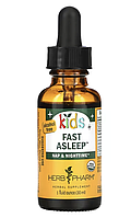 Herb Pharm, Organic Kids Fast Sleep, без спирта, 1 жидкая унция (30 мл)