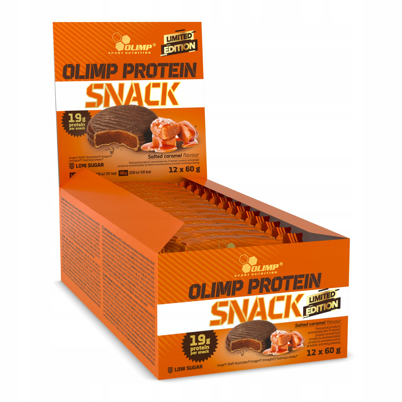 Батончик Olimp Protein Snack (солона карамель) 12 x 60 g, фото 1