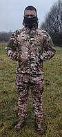 ZAQ Тактический зимний костюм SoftShell флисовый мультикам