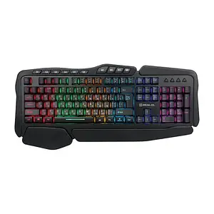 Клавіатура REAL-EL Gaming 8900 RGB Macro USB Black (ENG/UKR/RU)