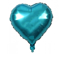 Шар Flexmetal Сердце аквамарин 18'
