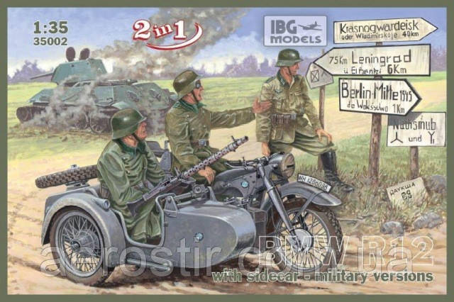 Мотоцикл BMW R12 1/35 IBG 35002