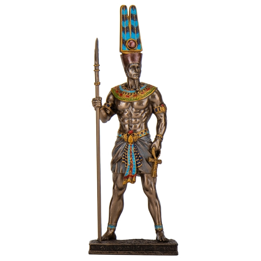 Статуетка Veronese Амон єгипетський бог неба 26х9х6 см 78002 фігурка вівтарна веронезе VE