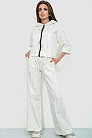 Спорт костюм женский двухнитка, цвет молочный, размер 4XL-5XL, 102R5247