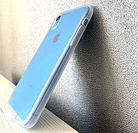 Чехол квадратные бортики на iPhone XR силиконовый кейс для айфон хр