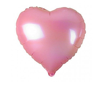 Шар Flexmetal Сердце Нежно-розовое матовое 18'