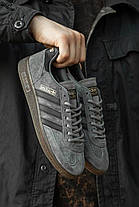 Кросівки Adidas Handball Spezial Dark Grey Black Gum — ID8780, фото 4