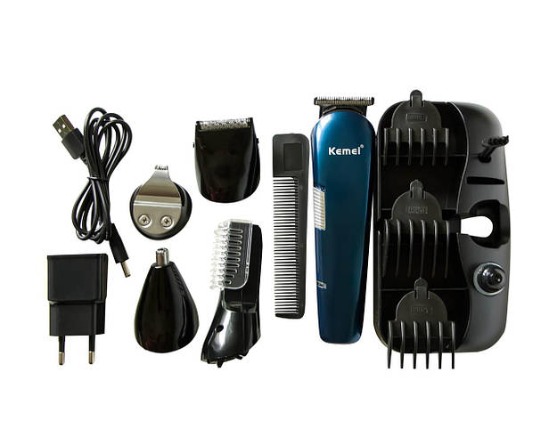 Универсальный мужской триммер для бороды усов носа и тела Kemei KM 550 ...
