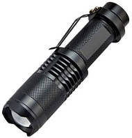 Світлодіодний потужний яскравий ліхтар X-Balog BL-1812-T6 ручний акумуляторний ліхтарик 18650 akr