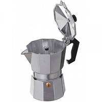 Гейзерная турка A-Plus 2082 300 мл кофеварка для плиты из алюминия на 6 чашек akr