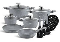 Набор кастрюль с крышками и сковородой Edenberg EB-5620 набор кухонный 15 предметов посуда для кухни akr