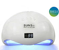 Лампа UVLED SUN 5 PRO 72 Вт на две руки для маникюра сушки гель лака akr