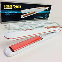 Профессиональный керамический утюжок выпрямитель Gemei GM-422 для выпрямления волос щипцы - стайлер akr