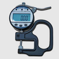 Товщиномір цифровий Shahe 5317-10 для паперу, тканини, поліетилену, діапазон 0-10 мм, дискретність 0,01 мм