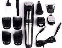 Профессиональный аккумуляторный триммер Geemy GM-6596 5в1 машинка для стрижки волос akr