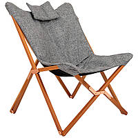 Крісло розкладне Bo-Camp Bloomsbury L Grey (1200370)