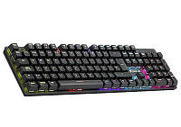 Клавиатура проводная Xtrike ME GK-980 подсветка 6 цветов LED Черная akr