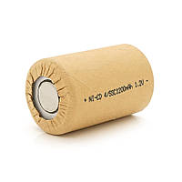 Аккумуляторная батарея для шуруповерта Ni-Cd 4/5SC1200mAh 1.2V, 10C, 23x32 mm m