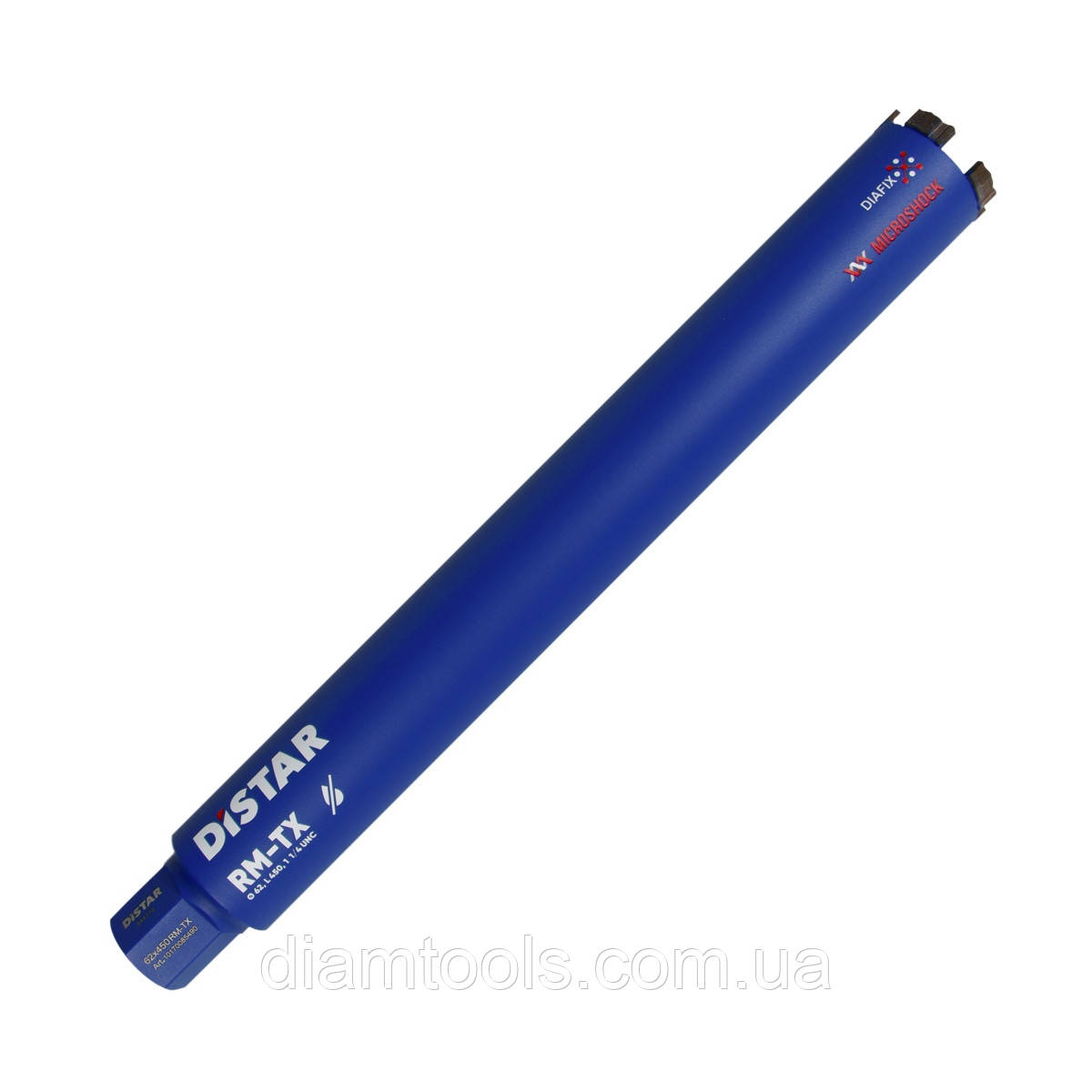 Коронка алмазна по залізобетону Distar 62x450-5x1 1/4 RM-TX
