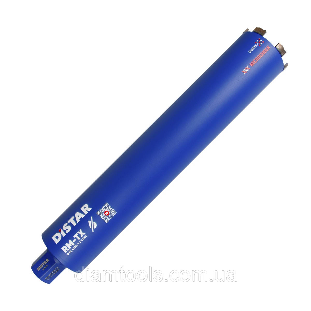 Коронка алмазна по залізобетону Distar 92x450-6x1 1/4 RM-TX