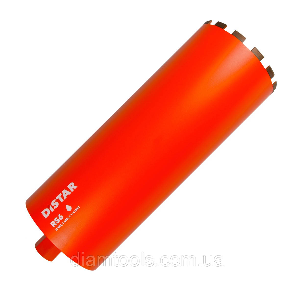 Коронка алмазна по залізобетону Distar 182x450-13x1 1/4 RS6