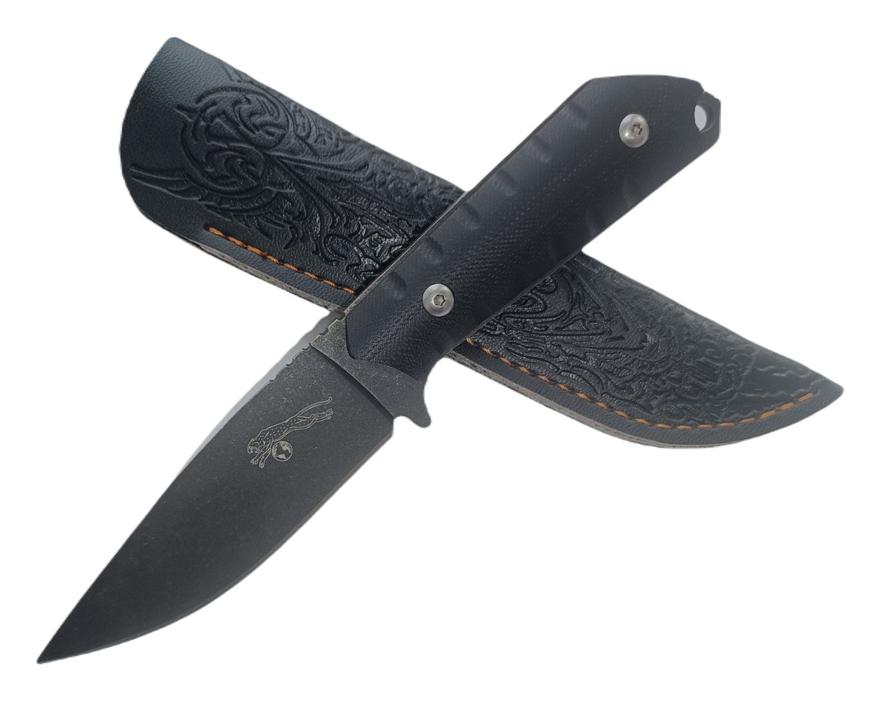 Мисливський ніж "Пума" з Чохлом 21см Black (7_00100)