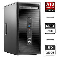 Комп'ютер HP EliteDesk 705 G3 MT/ AMD A10-8770/ 8 GB RAM/ 240 GB SSD/ Radeon R7/ 240W