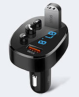 Автомобильный FM трансмиттер модулятор XO BCC03 2 USB зарядное устройство Черный akr