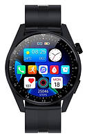 Смарт часы Smart Watch XO-W3Pro+ умные часы спортивные мужские Bluetooth Call Track HeartRate Черный akr