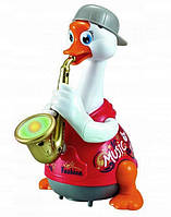 Гусь саксофонист Hola Toys 6111-red Музыкальная игрушка Красный akr