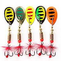 Набір lizard №3 5шт обертових блешень на хижака
