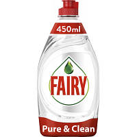 Средство для ручного мытья посуды Fairy Pure & Clean 450 мл (8001090837424) h