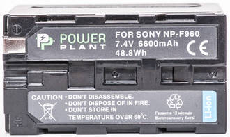 Акумулятор PowerPlant Sony LED NP-F960 6600mAh