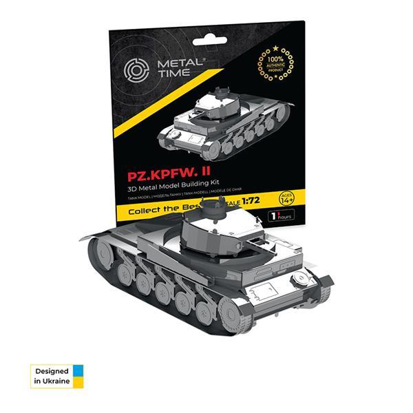 Колекційна модель-конструктор Metal Time Pz.Kpfw. II танк