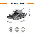 Колекційна модель-конструктор Metal Time Cruiser Mk III танк World of Tanks, фото 10