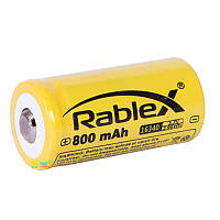 Аккумулятор RABLEX 16340 (CR123) 800 mAh Li-ion 3.7V Original аккумуляторная батарейка батарея