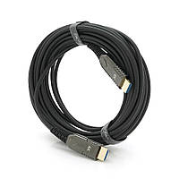 Кабель VEGGIEG HA-10 HDMI-HDMI 4K UHD, 10.0m, v2,0, OD-4.0mm, круглый, Black, коннектор Black-Metal, Box g